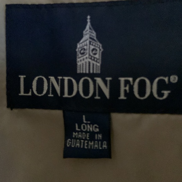 Mens London Fog Trench Coat - Picture 2 of 5